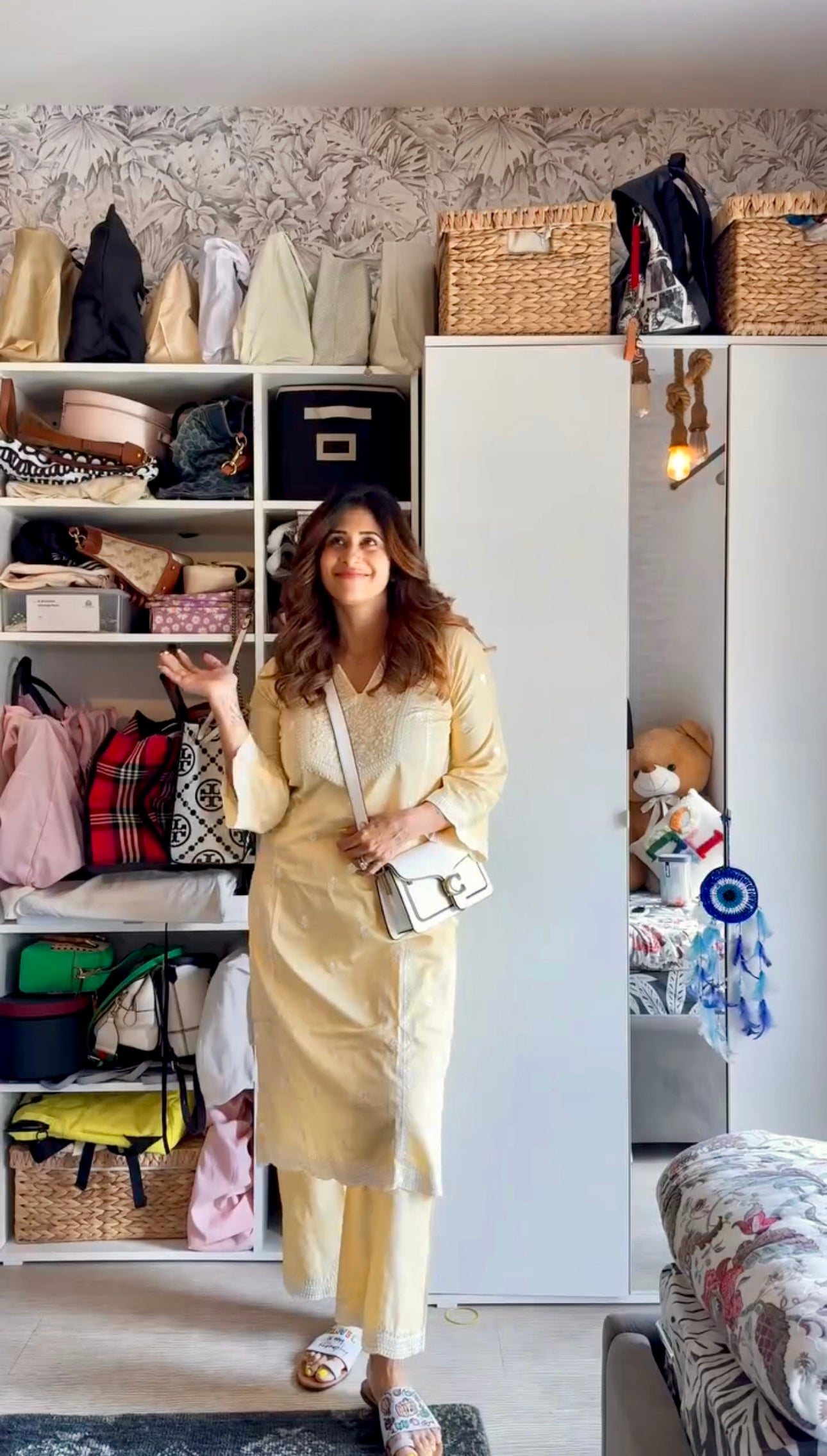 Kishwer Merchant in DHOOP - Yellow Cotton Suit Set