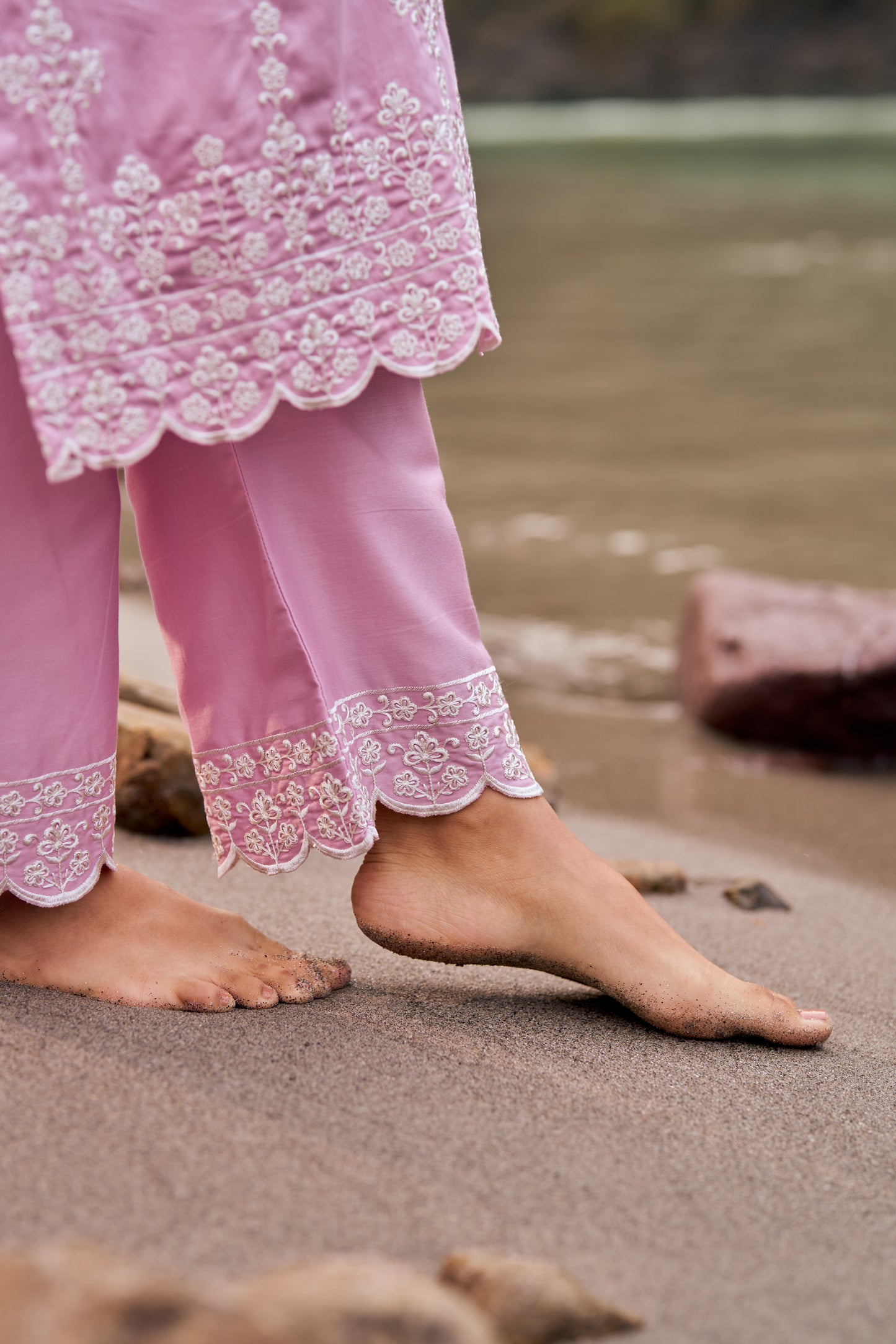 MEGHA - Lavender Cotton Suit Set