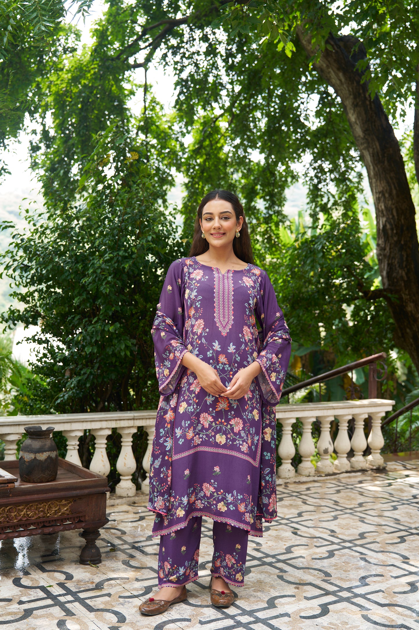 LAVANYA - Purple Suit Set