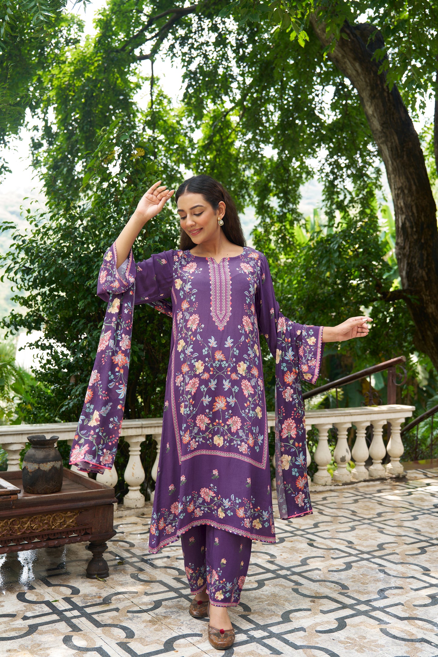 LAVANYA - Purple Suit Set
