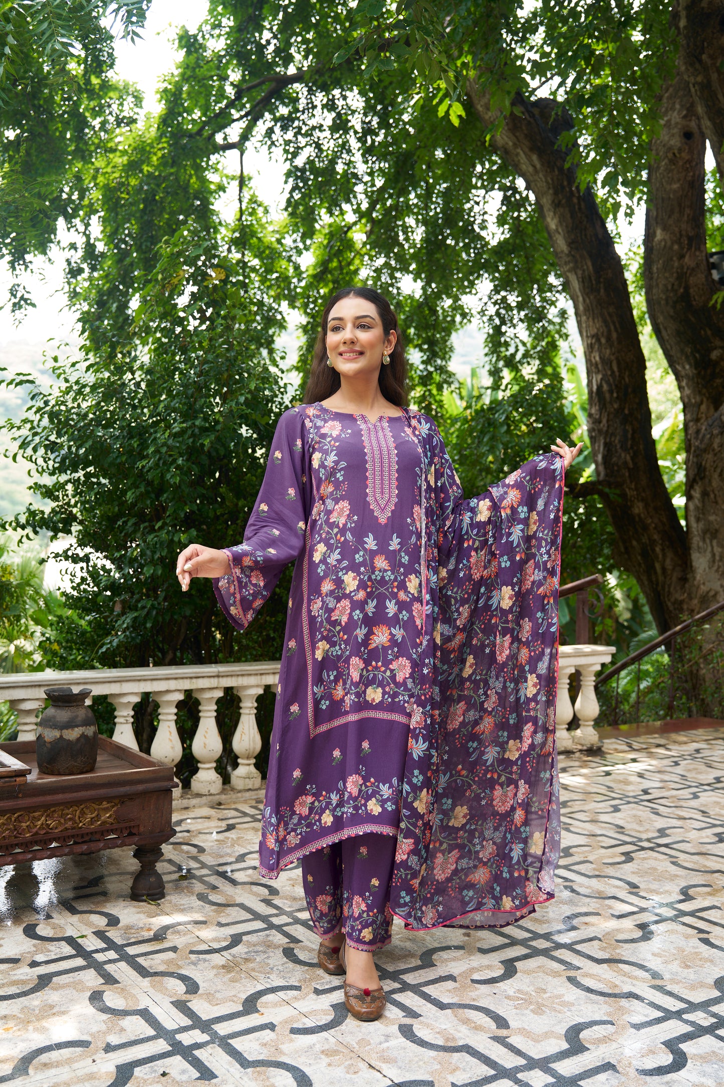 LAVANYA - Purple Suit Set