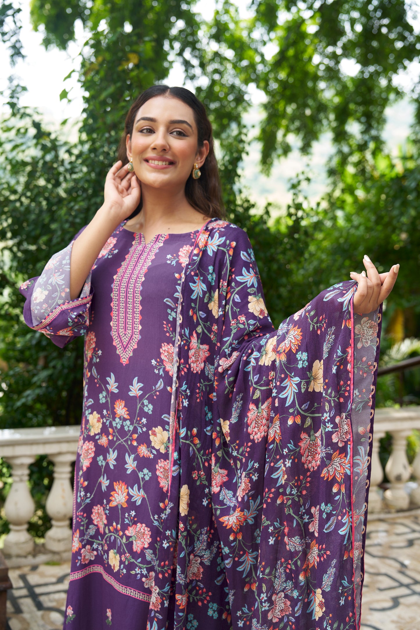 LAVANYA - Purple Suit Set