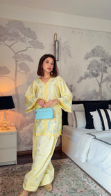 Deepika Sharma Baweja in VIAN - Yellow Embroidered Co-ord Set