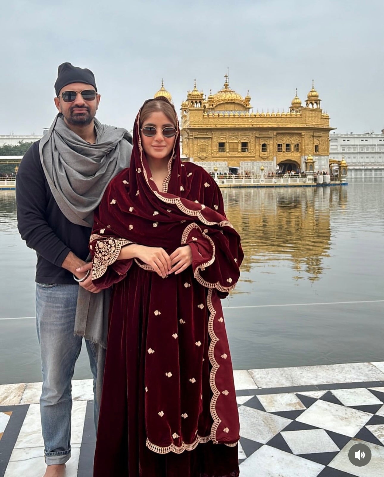 Leena Bhushan in ANTARA - Velvet Maroon Anarkali Set