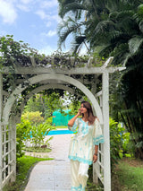 Shruti Chauuhan in AERIS - Ivory Embroidered Co-ord Set