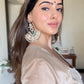 Amita Singh in Hazel Beige Chanderi Suit Set