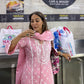 Harpreet Suri (@momwearsprada) in AMBER - Pink Cotton Suit Set