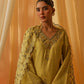 MEERA - Yellow Chanderi Suit Set