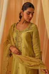 ANYA -  Yellow Chanderi Suit Set