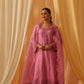 AFSANA - Pink Chanderi Suit Set