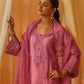 AFSANA - Pink Chanderi Suit Set