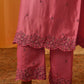 AFSANA - Pink Chanderi Suit Set