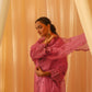 AFSANA - Pink Chanderi Suit Set