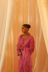 GULHAR - Pink Chanderi Suit Set
