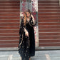 Guneet Kaur in MUKHDA - Velvet Black Anarkali Set