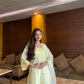 APOORVA SHARMA in TARINI - Lime Yellow Chanderi Suit Set