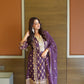 Pallavi Kakkar in IRA - Purple Organza A-line Suit Set