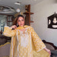 Abida Fatima in KIRAN - Yellow Cotton Suit Set