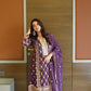 Pallavi Kakkar in IRA - Purple Organza A-line Suit Set