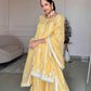 Anushka Sethi in Nazneen - Yellow Organza Sharara Set