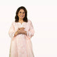 Archana Puran Singh in Gulbagh - Peach Embroidered Suit Set.