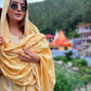 Leena Bhushan (@facestoriesbyleenabhusan) in KIRAN - Yellow Cotton Suit Set