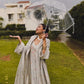 Isha Borah (@ishaborah) CHHAYA - Grey Cotton Suit Set