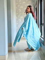 Rashmi Desai in LEHER - Blue Cotton Suit Set