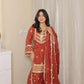Shivani Kapoor in SIYAH - Rust Organza Sharara Set