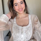 Amita Singh in Hazel Beige Chanderi Suit Set