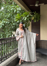 Mehak Jain in SHABH - Grey Cotton Suit Set