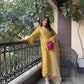 Mehak Jain in MEERA - Yellow Chanderi Suit Set