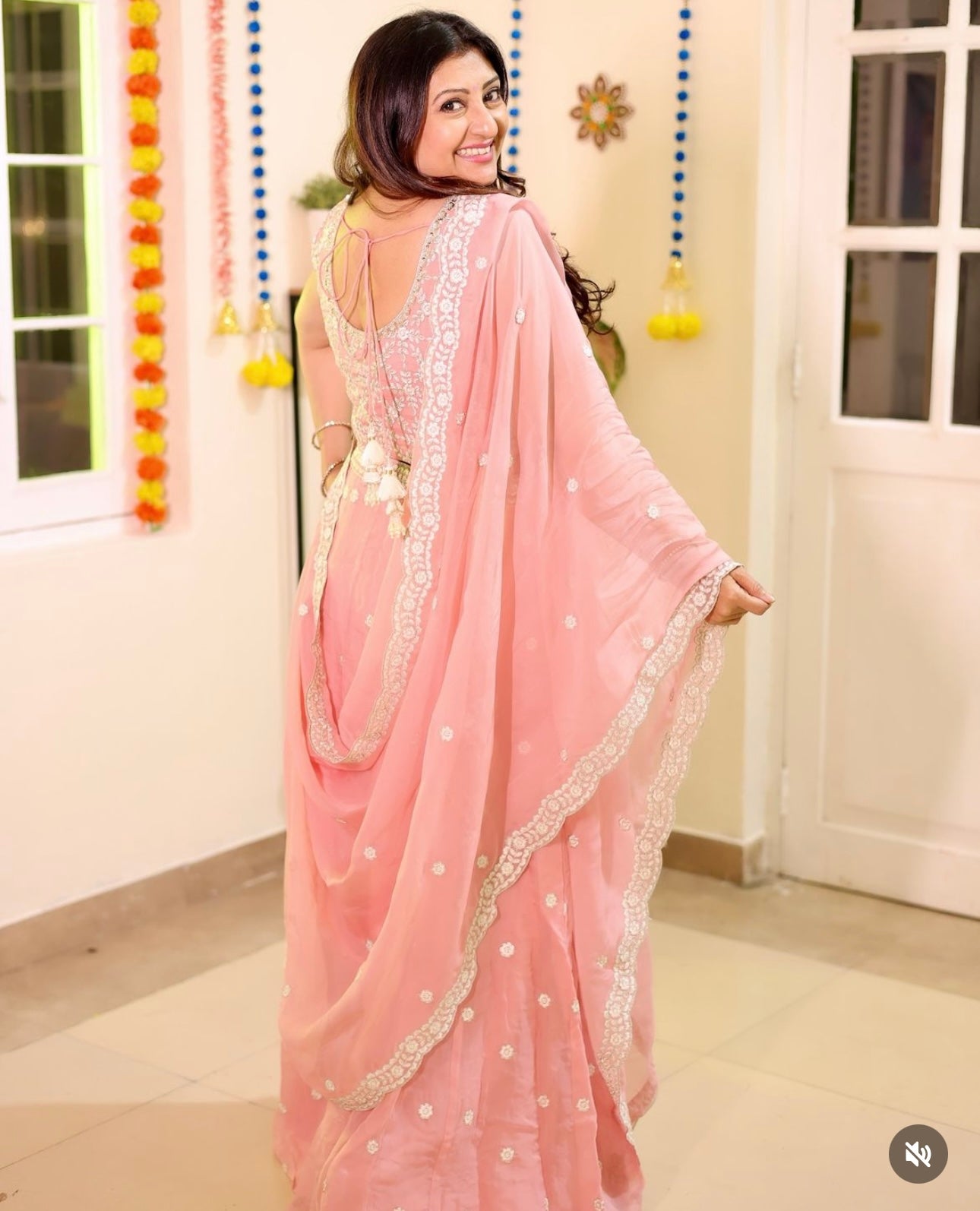 Juhi Parmar in Heera - Pink Organza Lehenga Set.