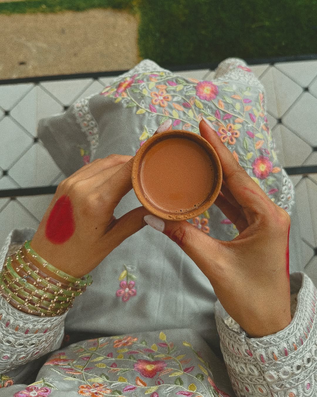 Isha Borah (@ishaborah) CHHAYA - Grey Cotton Suit Set