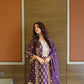 Pallavi Kakkar in IRA - Purple Organza A-line Suit Set