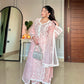 Akshita Rohilla in Gulbagh - Peach Embroidered Suit Set.