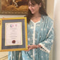 Sahiba Bali in LEHER - Blue Cotton Suit Set
