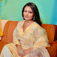 Manali Gandhi in TRISHNA - Lime Yellow Chanderi Suit Set
