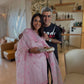 Nia Sharma in GULBANO - Pink Chanderi Suit Set