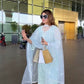 Urvashi Rautela in Gulbahar - Mint Green Embroidered Suit Set.