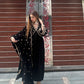 Guneet Kaur in MUKHDA - Velvet Black Anarkali Set