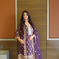Pallavi Kakkar in IRA - Purple Organza A-line Suit Set