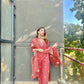 Mehak Jain in Rust Chanderi Silk Suit Set