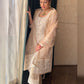 Urvashi Dholakia in Hazel Beige Chanderi Suit Set