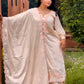 Sohaa Ali in MEHREEN - Beige Cotton Suit Set
