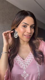 Kanika Khatri in FALAK - Pink Cotton Suit Set