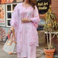 Akanksha Puri in KIARA - Pink Chanderi Suit Set