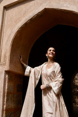 Shreya Lakhani in ROOHANI - Beige Cotton Suit Set