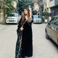 Guneet Kaur in MUKHDA - Velvet Black Anarkali Set