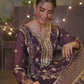 Shreya Lakhani in IRA - Purple Organza A-line Suit Set